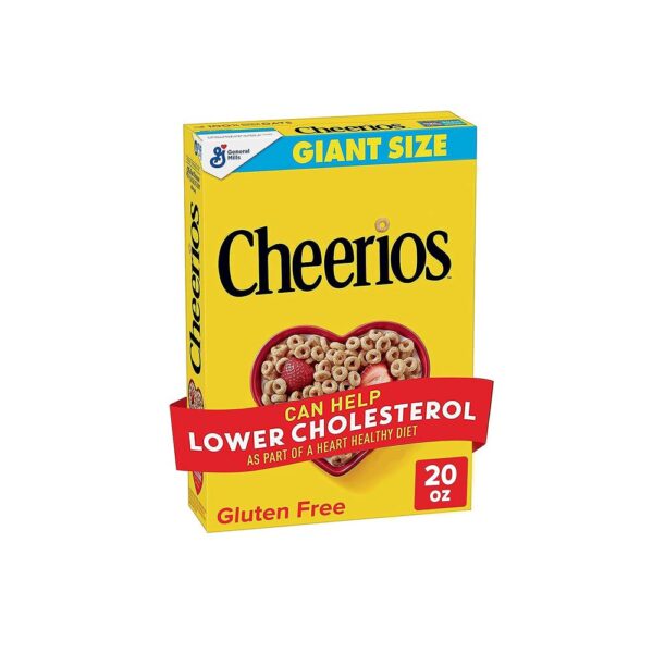Cheerios Heart Healthy Cereal, Gluten Free Cereal with Whole Grain