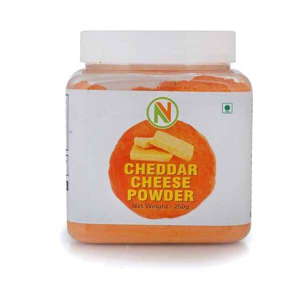 NatureVit Cheddar Cheese Powder, 250g (Best for Make Delicious Cheese-Flavoured, Pop-Corn, Pizza, Pasta
