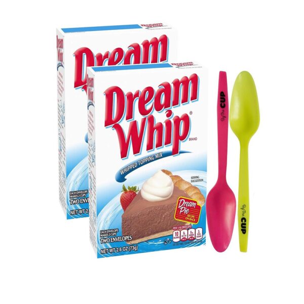 Dream Whip Whipped Dessert Topping Mix 2.6-Ounce Box (Pack of 2)