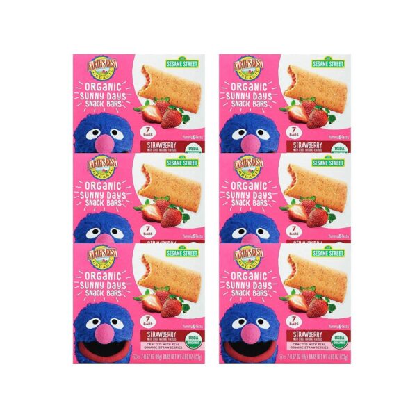 Earth's Best Organic Kids Snacks, Sesame Street Toddler Snacks
