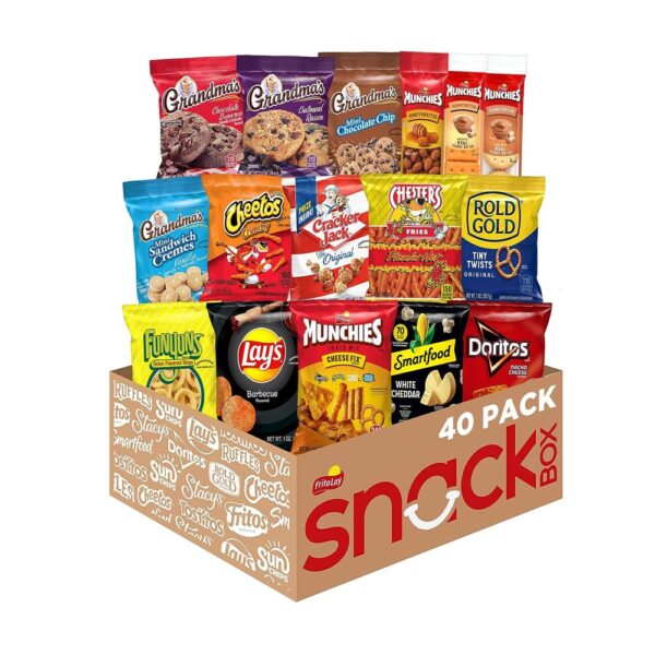 Frito-Lay Ultimate Snack Care Package, Variety Assortment of Chips, Cookies Crackers