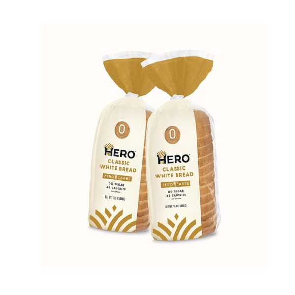 Hero Classic White Bread — Delicious Bread with 0g Net Carb