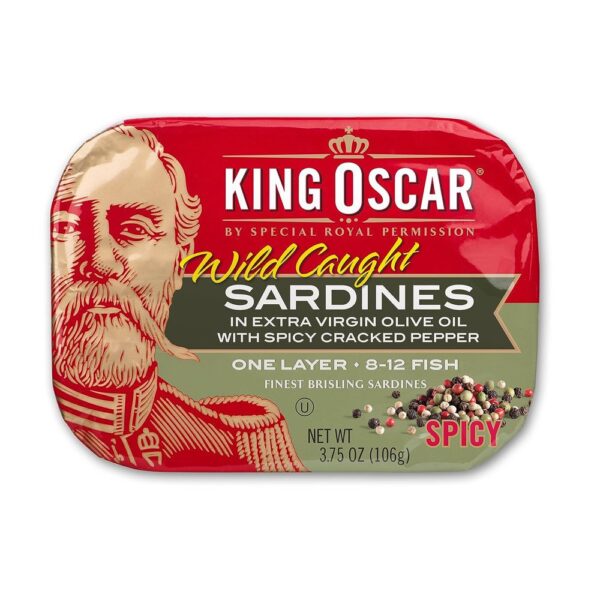 King Oscar Wild Caught Sardines in Extra Virgin Olive Oil