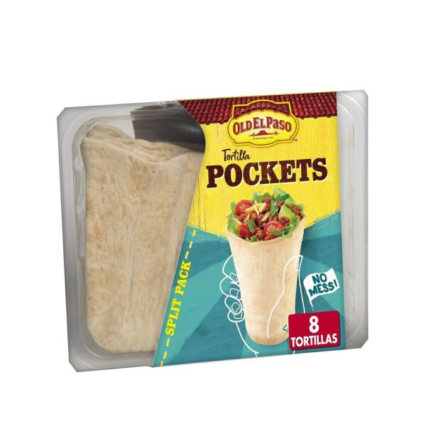 Old El Paso Tortilla Pockets, 8 Pockets, 8.4 oz.