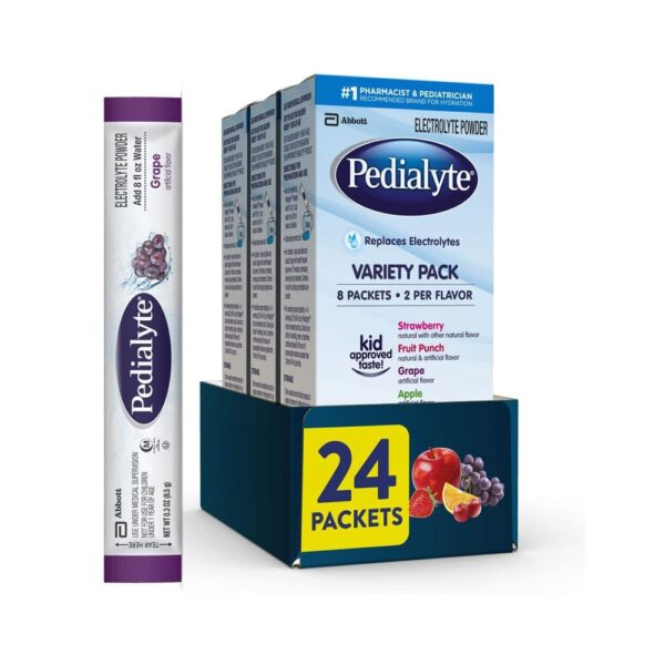 Pedialyte Electrolyte Powder Packets, Variety Pack, Hydration Drink