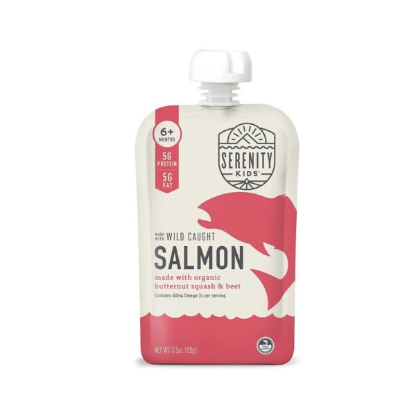 Serenity Kids 6+ Months Baby Food Pouches Puree Made With Ethically Sourced Meats & Organic Veggies