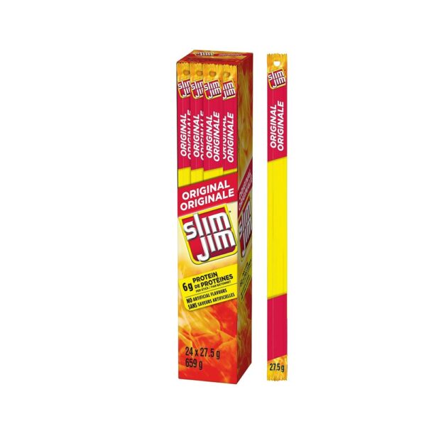 Slim Jim Giant Smoked Meat Stick, Original Flavor, Keto Friendly