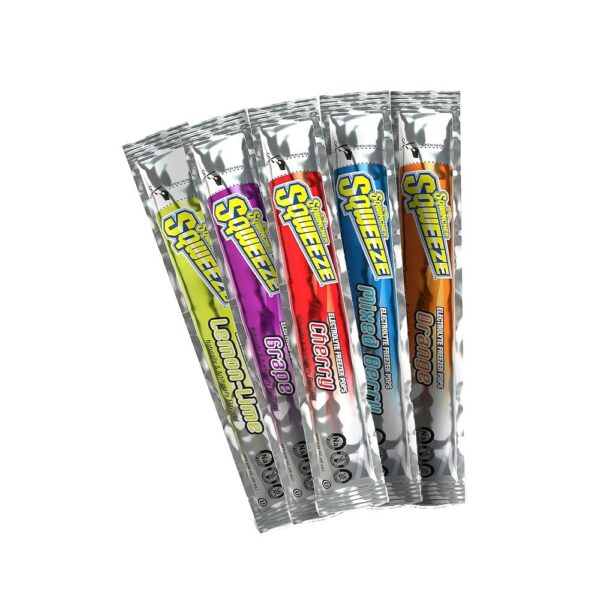 Sqwincher Sqweeze Electrolyte Freezer Pops, Variety Pack