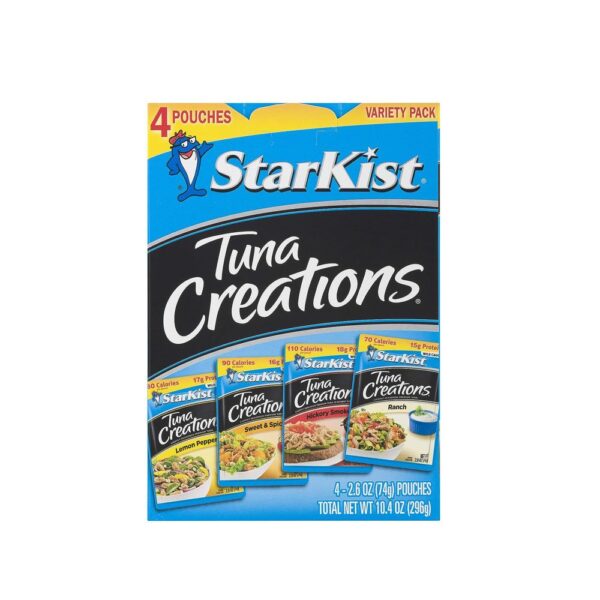 StarKist Tuna Creations, Variety Pack, 4 - 2.6 oz pouch (Total 10.4 Oz)