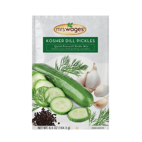 Mrs. Wages Kosher Dill Pickles Quick Process Mix 6.5 Ounce