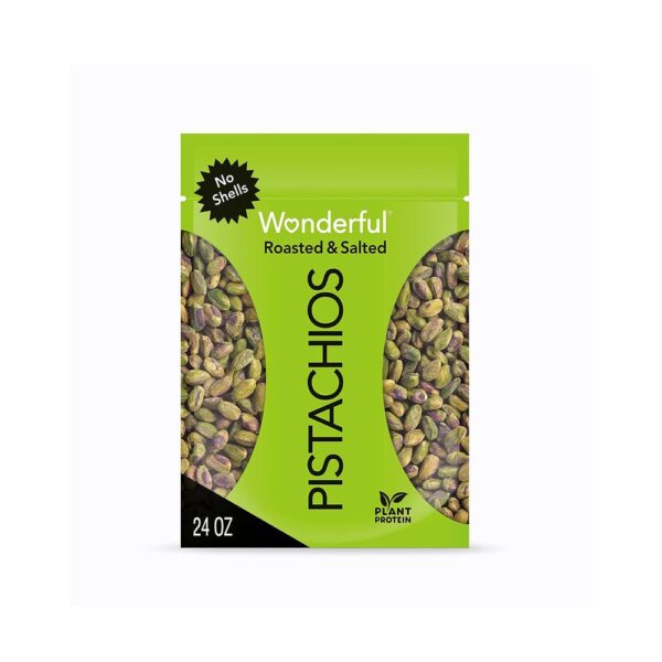 Wonderful Pistachios, No Shells, Roasted & Salted Nuts