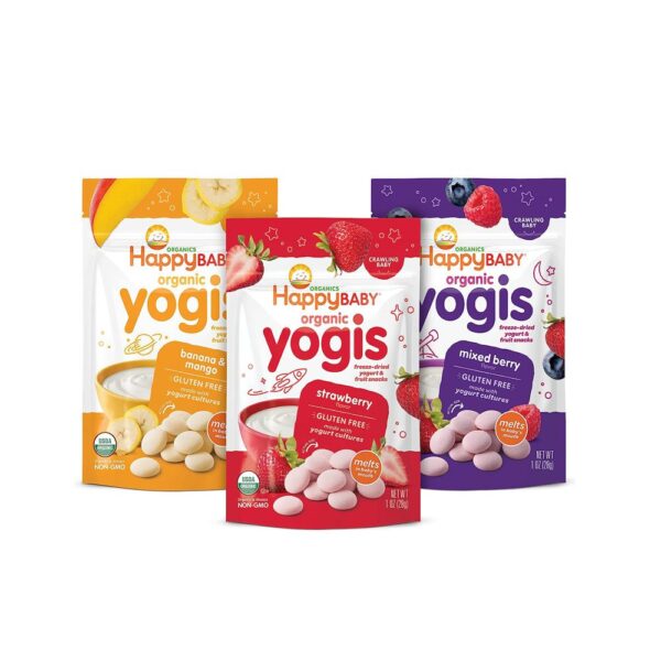 Happy Baby Organics Yogis Freeze-Dried Yogurt & Fruit Snacks